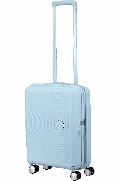 Maleta American Tourister Soundbox Pastel Blue Cabina