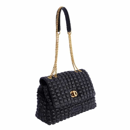 Bolso bandolera con solapa para mujer AMICHI Noe en Negro