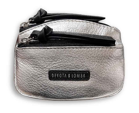 Monedero mujer pequeño Plata Devota&Lomba Marbella