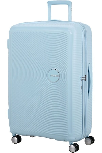 Maleta grande American Tourister Soundbox Pastel Blue