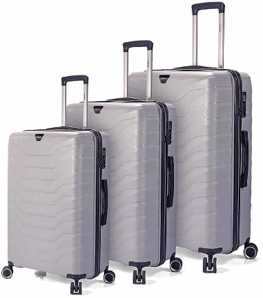 Set maletas baratas Grises de Benzi