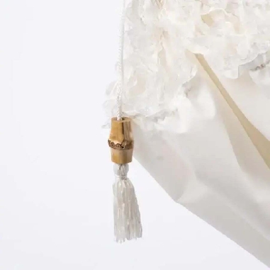 Paraguas de boda novias Vogue remate Encaje