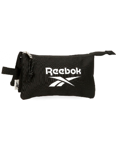 Estuche porta todo Reebok Boston Negro tres apartados