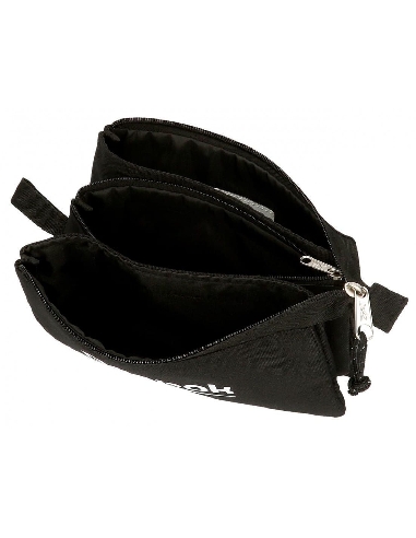 Estuche porta todo Reebok Boston Negro tres apartados