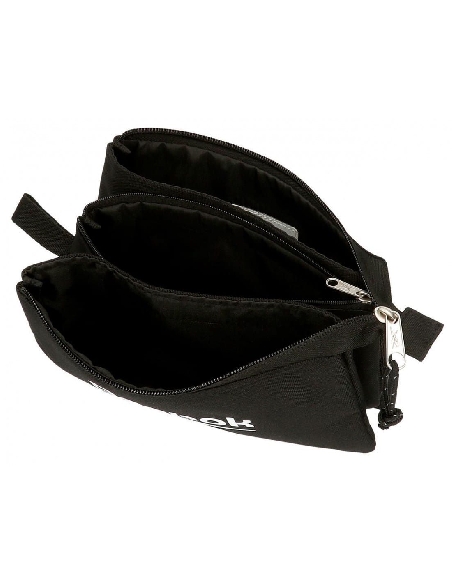 Estuche porta todo Reebok Boston Negro tres apartados