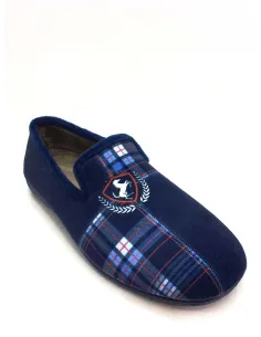 Zapatillas casa hombre cerradas Azules