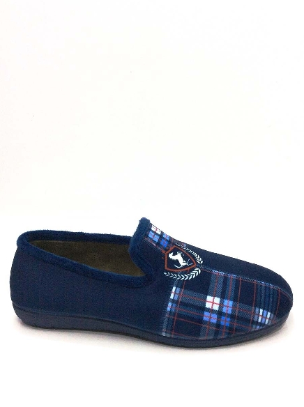 Zapatillas casa hombre cerradas Azules