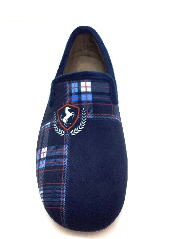 Zapatillas casa hombre cerradas Azules