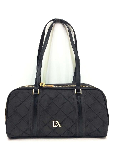 Bolso mujer Bowling Don algodon en Negro Antelina