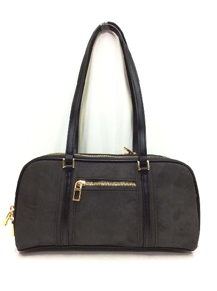 Bolso mujer Bowling Don algodon en Negro Antelina