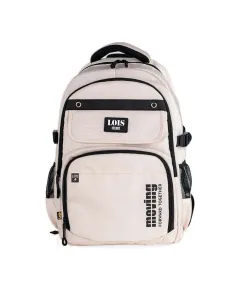 Mochila Lois Unisex color Beige 2