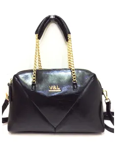 Bolso bowling mujer V&L Aria Negro