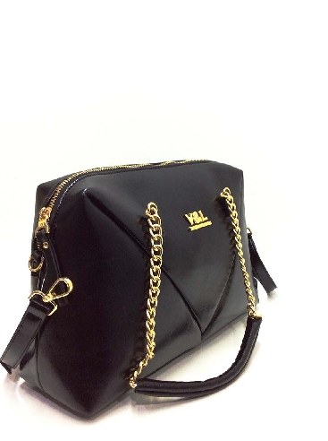 Bolso bowling mujer V&L Aria Negro