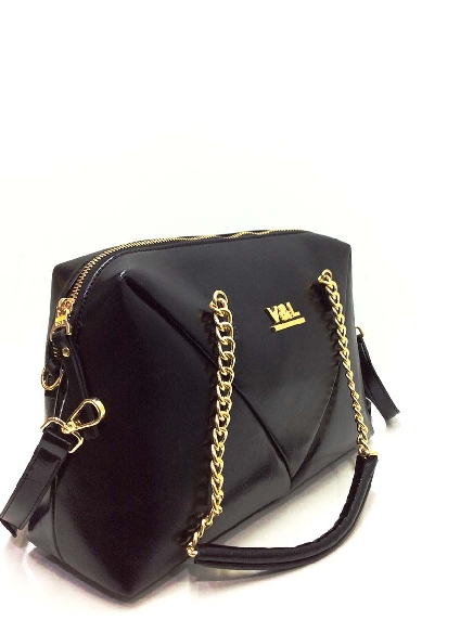 Bolso bowling mujer V&L Aria Negro