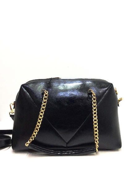 Bolso bowling mujer V&L Aria Negro
