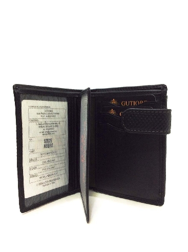 Cartera hombre piel gutiore Tauro con Monedero