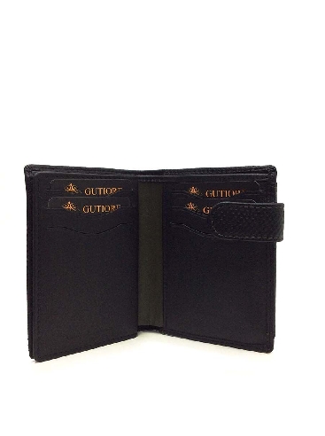 Cartera hombre piel gutiore Tauro con Monedero