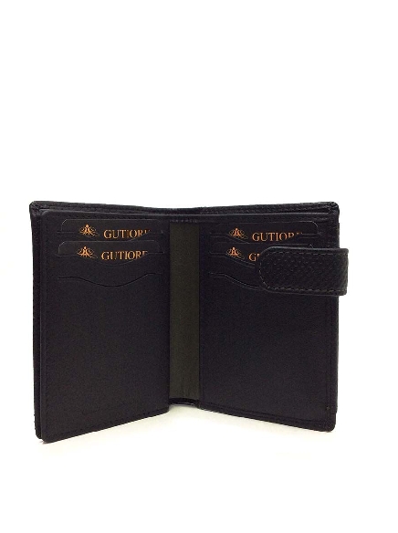 Cartera hombre piel gutiore Tauro con Monedero
