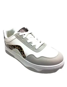Deportivas mujer vestir Blancas Animal print