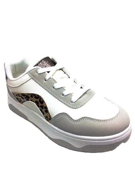 Deportivas mujer vestir Blancas Animal print
