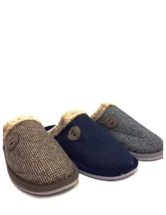 Zapatillas casa Hombre Abiertas Cuadritos 2
