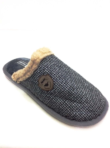 Zapatillas casa Hombre Abiertas Cuadritos
