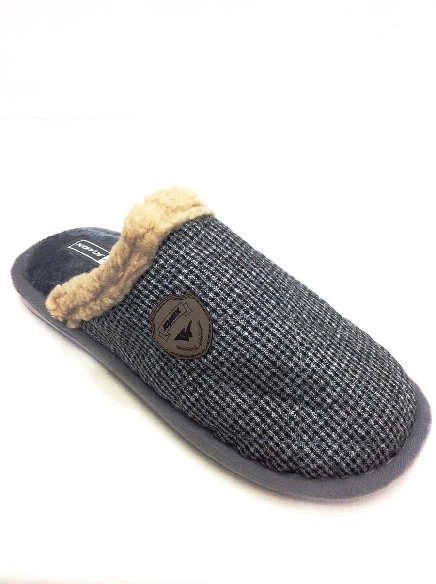 Zapatillas casa Hombre Abiertas Cuadritos