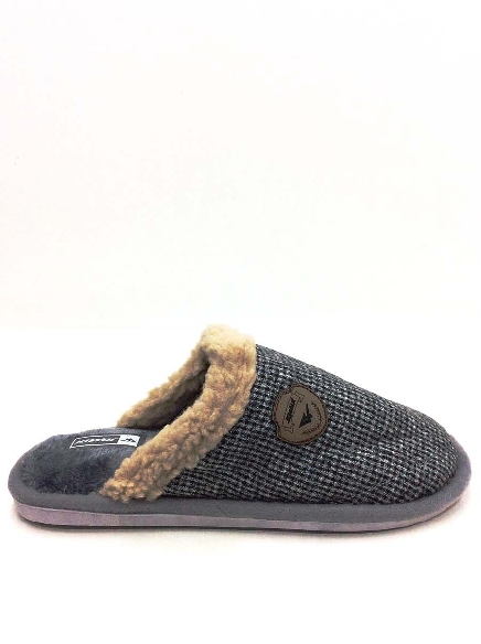 Zapatillas casa Hombre Abiertas Cuadritos