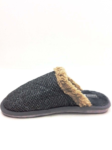 Zapatillas casa Hombre Abiertas Cuadritos