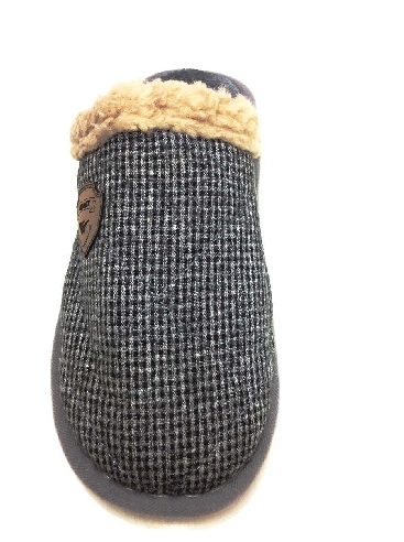 Zapatillas casa Hombre Abiertas Cuadritos