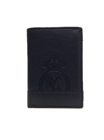 Tarjetero SECRID con billetero Real Madrid Estadio en Negro