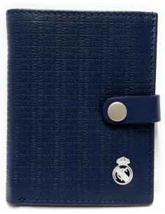 Mini Cartera del Real Madrid Champions en Piel Azul