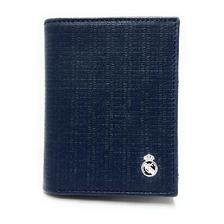 Billetera del Real Madrid Champions en Piel Azul