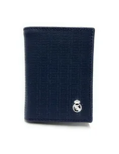 Cartera del Real Madrid Champions en Piel Azul