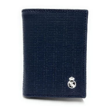 Cartera del Real Madrid Champions en Piel Azul