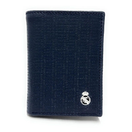 Cartera del Real Madrid Champions en Piel Azul