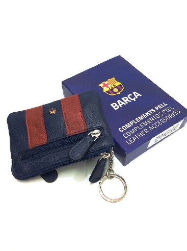 Monedero de Piel Lamb Superfan Blaugrana