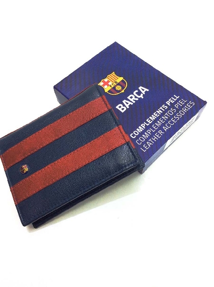 Cartera de Piel Lamb Superfan Blaugrana