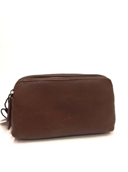 Bolso cinturón hombre Piel JL en color Cuero
