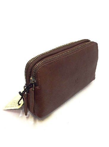 Bolso cinturón hombre Piel JL en color Cuero