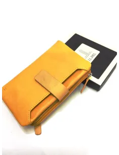 Cartera monedero Mujer piel JL Mostaza Oporto 2
