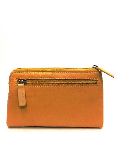 Cartera monedero Mujer piel JL Mostaza Oporto