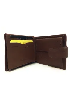 Americana hombre Piel Lavada Cuero con monedero 2