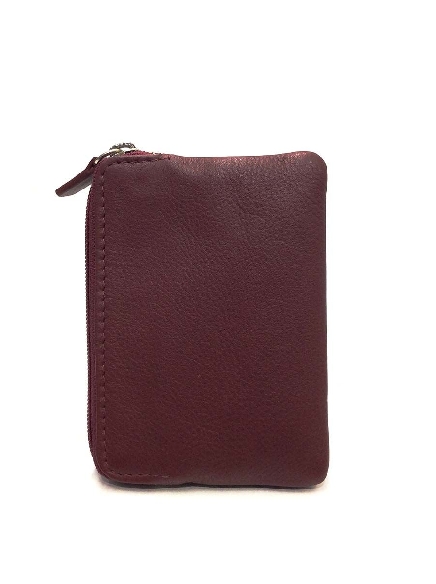 Monedero Tarjetero con Billetero Rojo de JL Piel