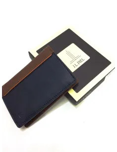 Billetera hombre Piel Lisboa combinada con Monedero 2
