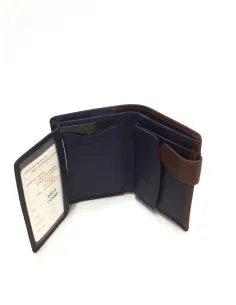 Mini Cartera hombre Piel Lisboa combinada con Monedero 2