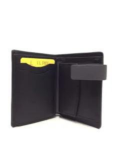 Cartera hombre original Piel Gum Negra con Monedero 2