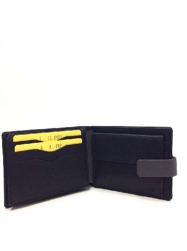 Americana hombre original Piel Gum Negra con Monedero
