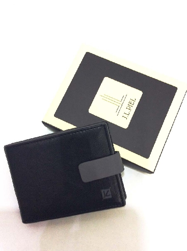 Americana hombre original Piel Gum Negra con Monedero