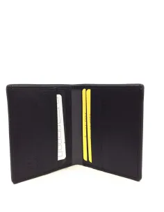 Mini Cartera hombre original Piel Gum Negra 2